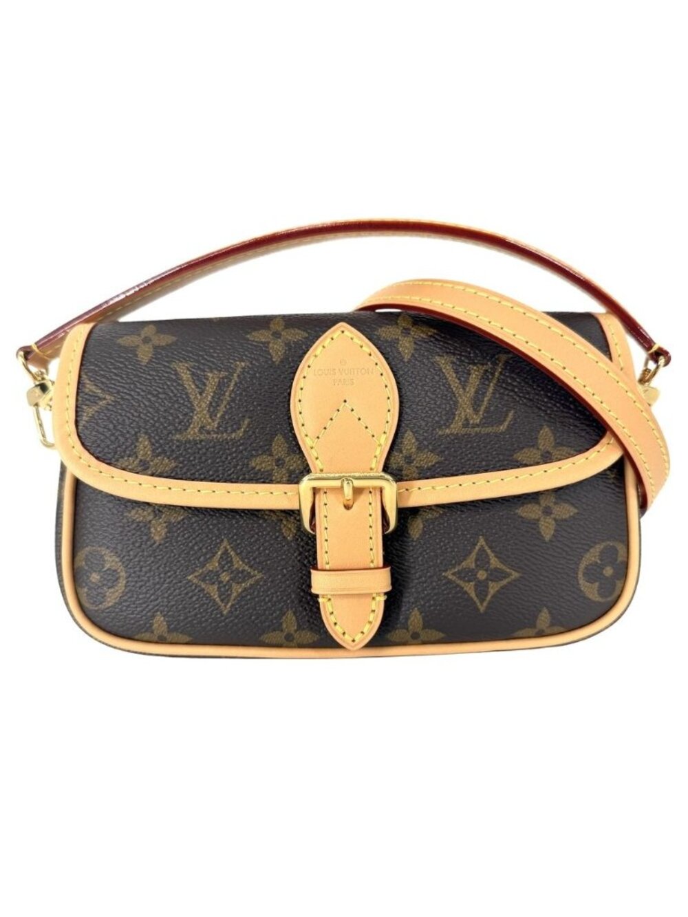 Louis Vuitton 2-Way Nano Diane Mini Bag Shoulder Crossbody Monogram Canvas